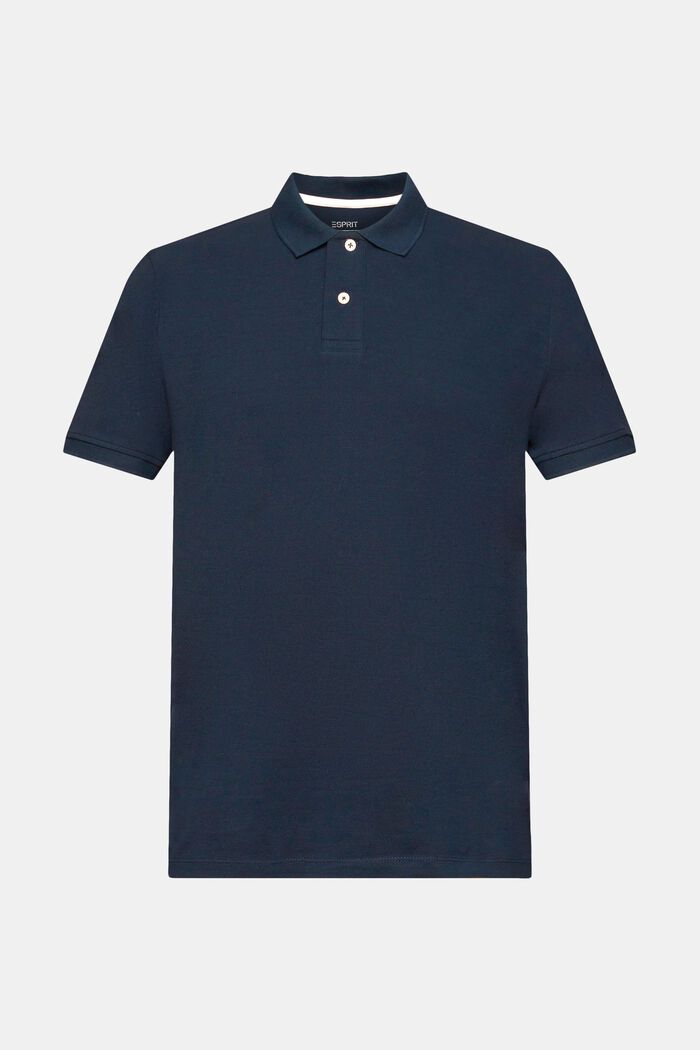 Camicia polo slim fit, NAVY, detail image number 6