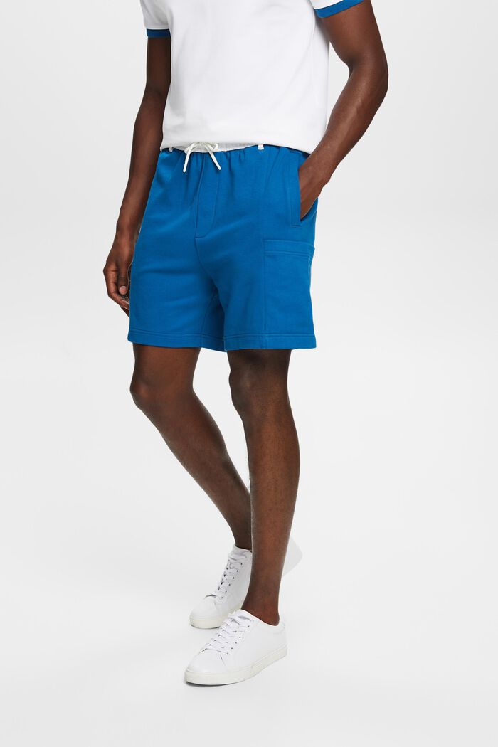 Pantaloncini in stile joggers, DARK BLUE, detail image number 0