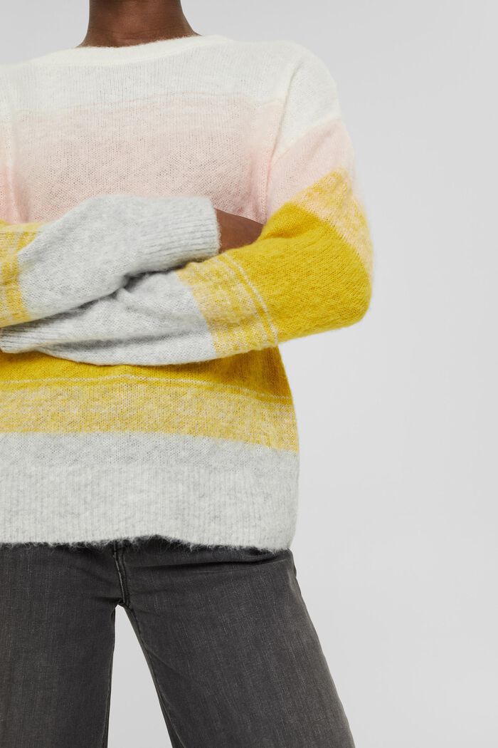 Con lana: pullover con sfumatura di colore, PASTEL PINK, detail image number 2