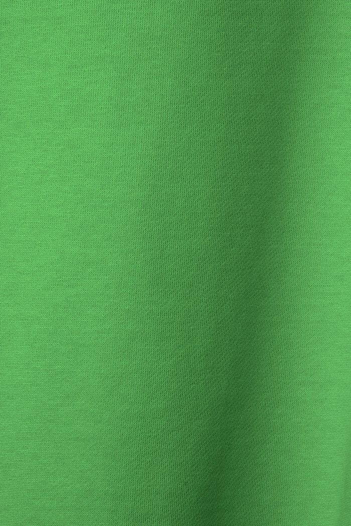 Felpa unisex con logo in pile di cotone, GREEN, detail image number 5