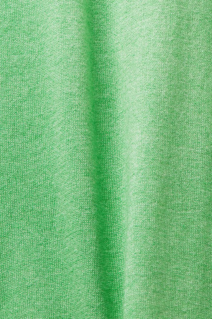 Polo in maglia a maniche corte, CITRUS GREEN, detail image number 4