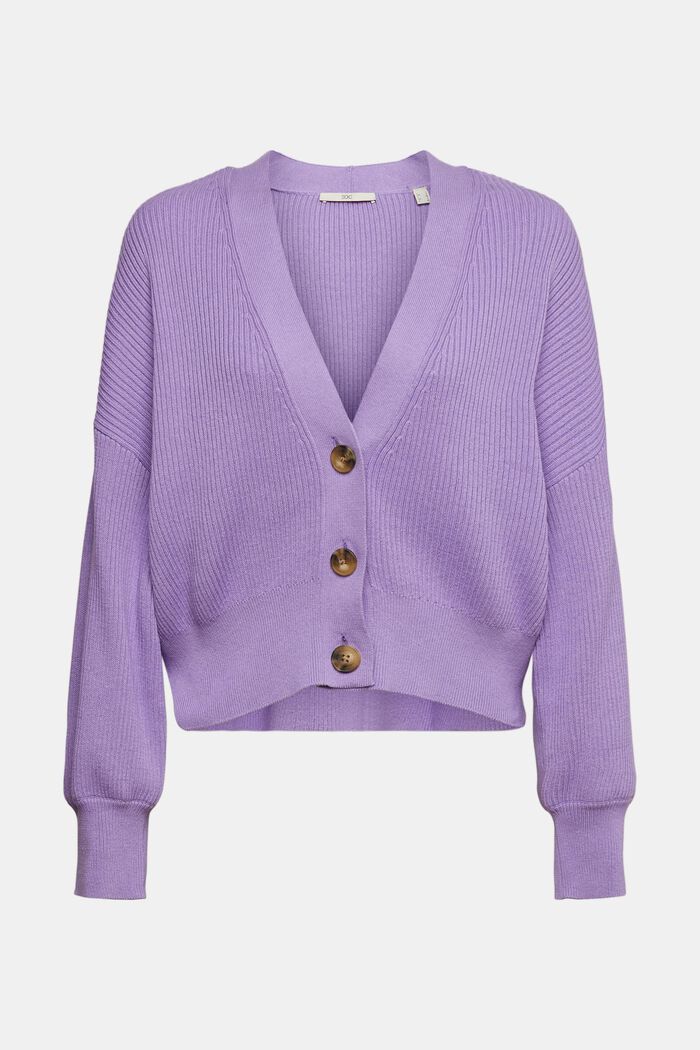 Cardigan in maglia, LILAC, detail image number 2