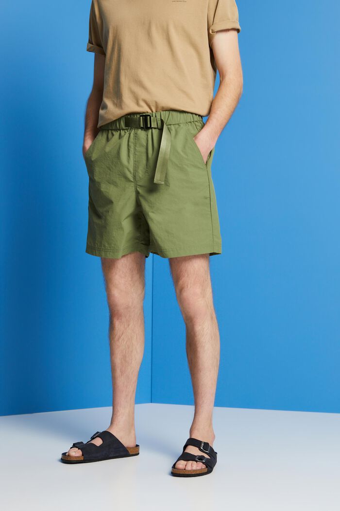 Shorts con cintura integrata, OLIVE, detail image number 0