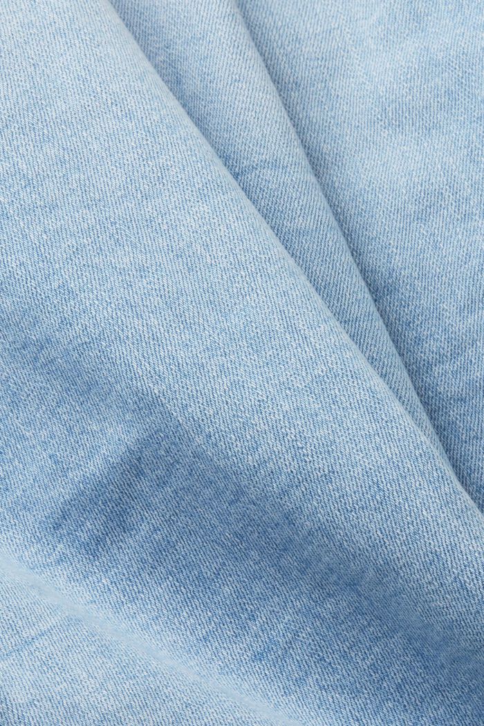 Jeans Slim Fit a vita media, BLUE BLEACHED, detail image number 5