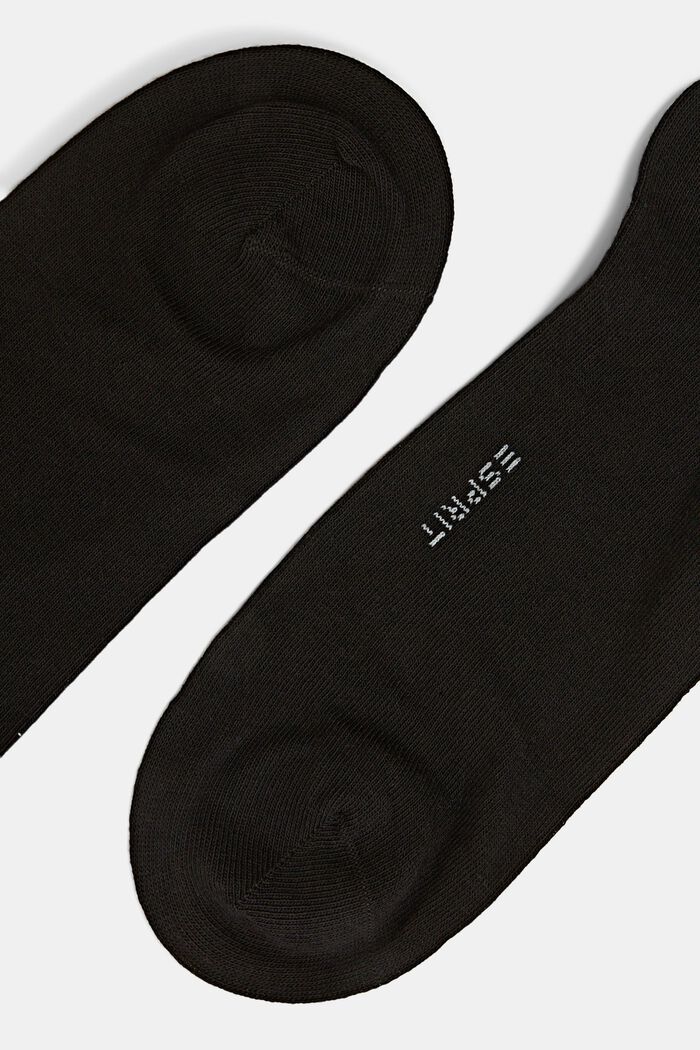 Confezione di 5 paia di calzini da sneakers in misto cotone, BLACK, detail image number 3