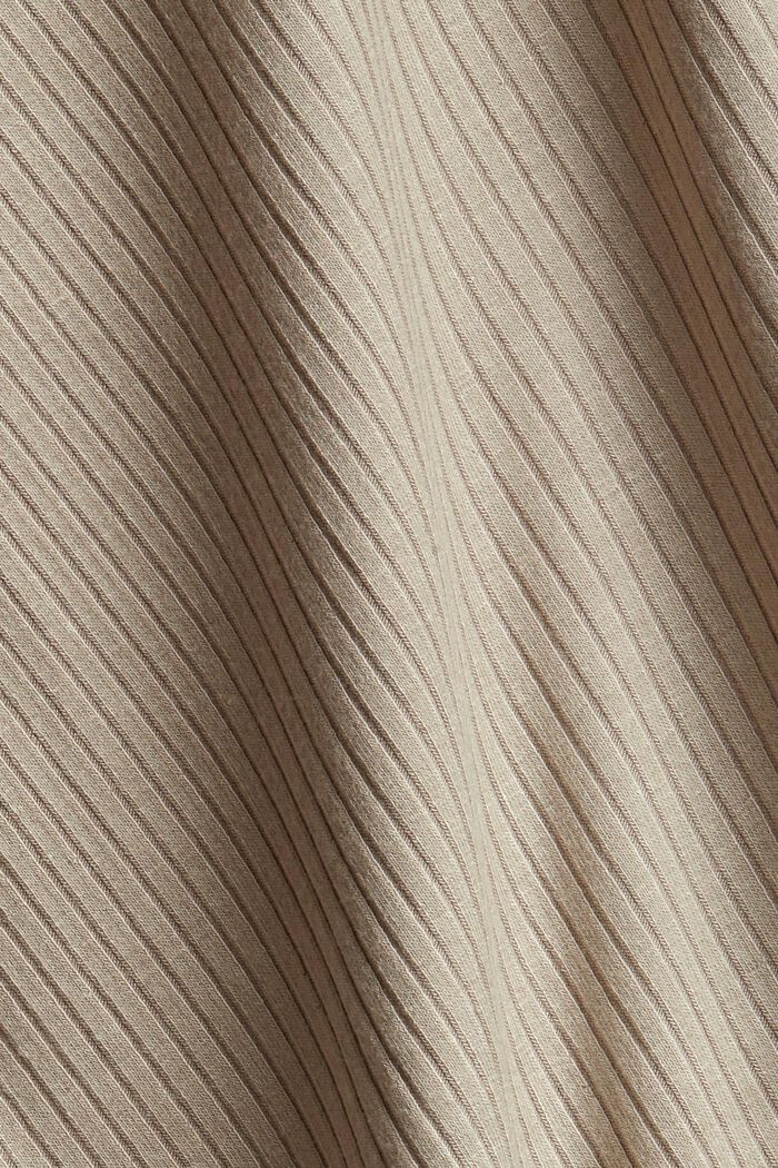 Canotta a coste in LENZING™ ECOVERO™, LIGHT TAUPE, detail image number 1