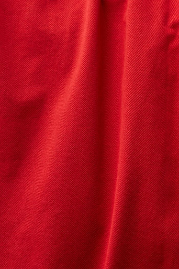 Pantaloni chino a gamba larga, DARK RED, detail image number 5