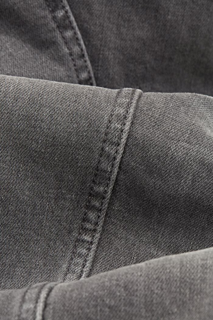 Jeans elasticizzati con cotone biologico, GREY MEDIUM WASHED, detail image number 6
