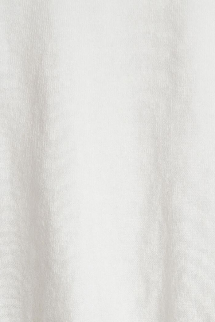 Pullover in maglia di cotone, OFF WHITE, detail image number 1