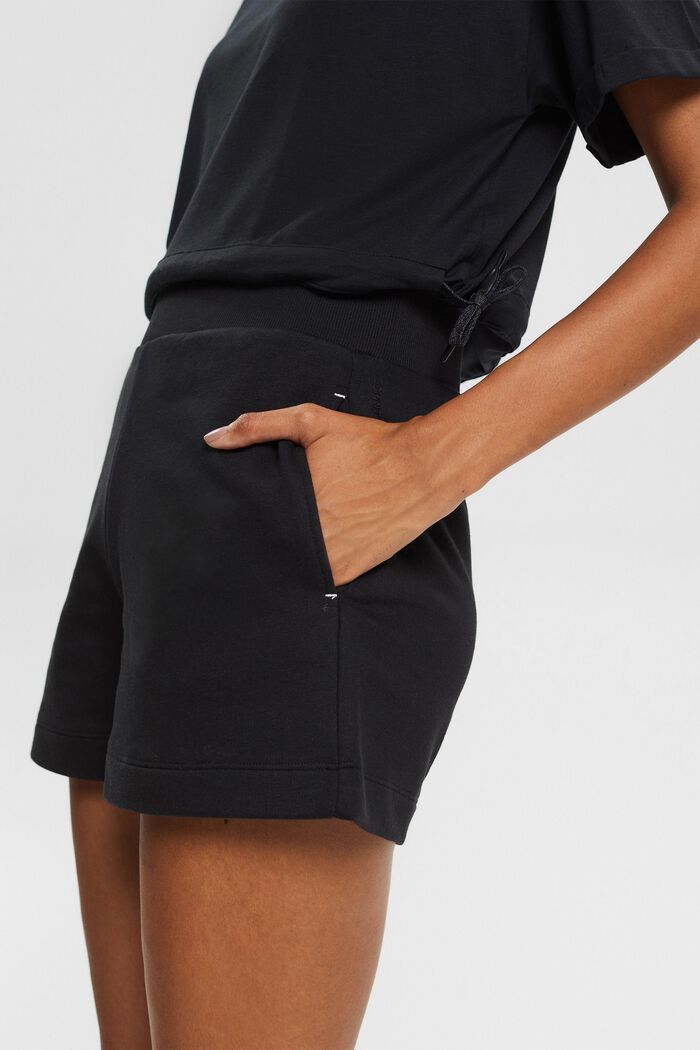 In materiale riciclato: Shorts in felpa, BLACK, detail image number 2