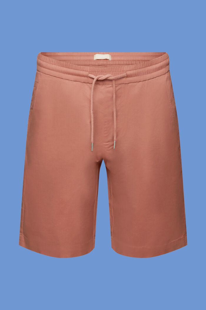 Shorts in twill di cotone, DARK OLD PINK, detail image number 7