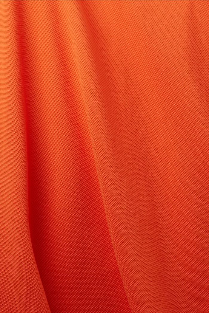 Camicia polo slim fit, ORANGE RED, detail image number 6