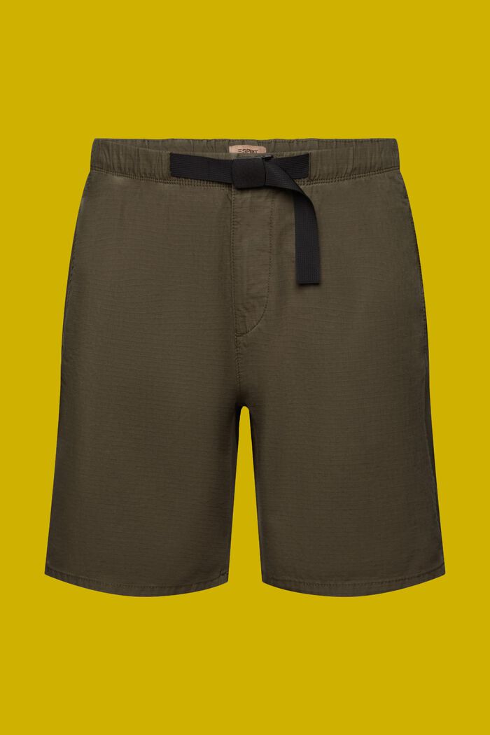Pantaloncini con cintura con coulisse, KHAKI GREEN, detail image number 7