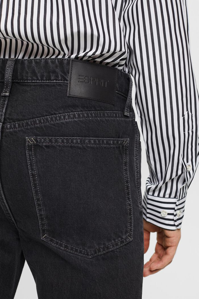 Jeans dal taglio bootcut a vita media, BLACK DARK WASHED, detail image number 3