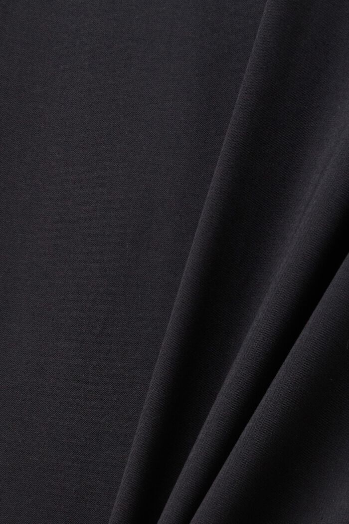 Pantaloni da completo in jersey di cotone piqué, BLACK, detail image number 1
