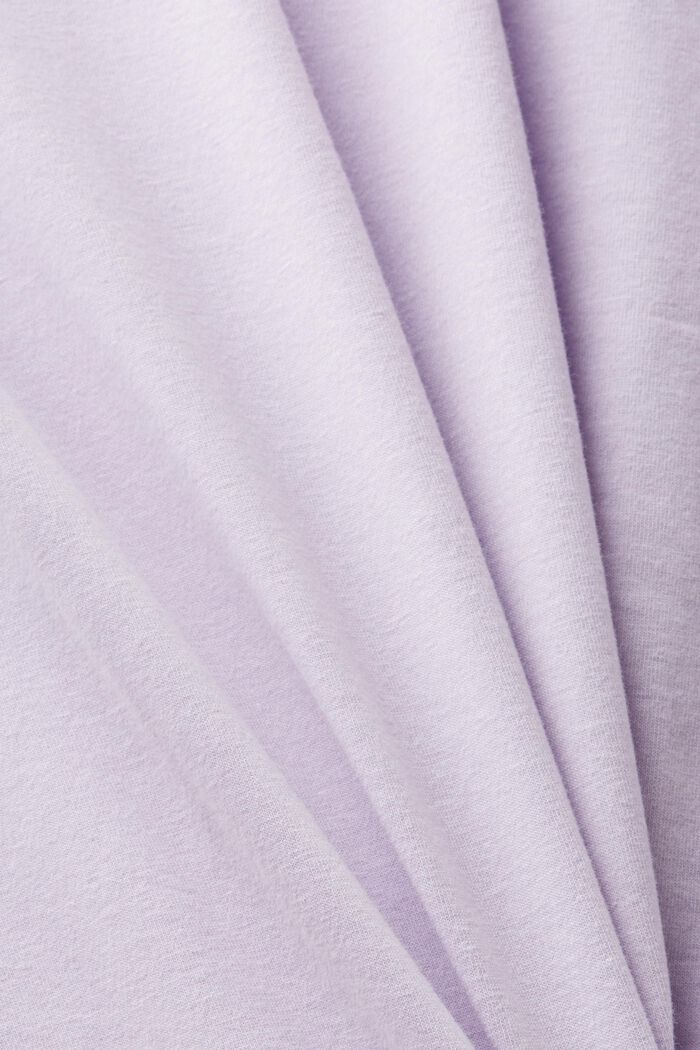 Maglia a manica lunga in cotone, LAVENDER, detail image number 5