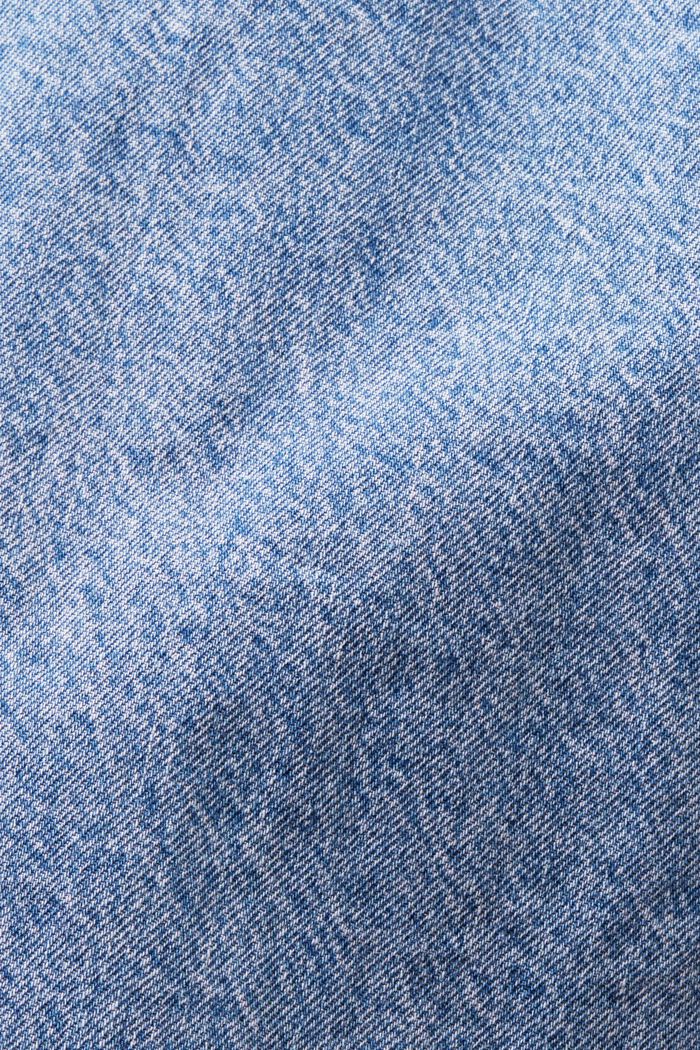 Camicia a maniche lunghe in denim, BLUE LIGHT WASHED, detail image number 5