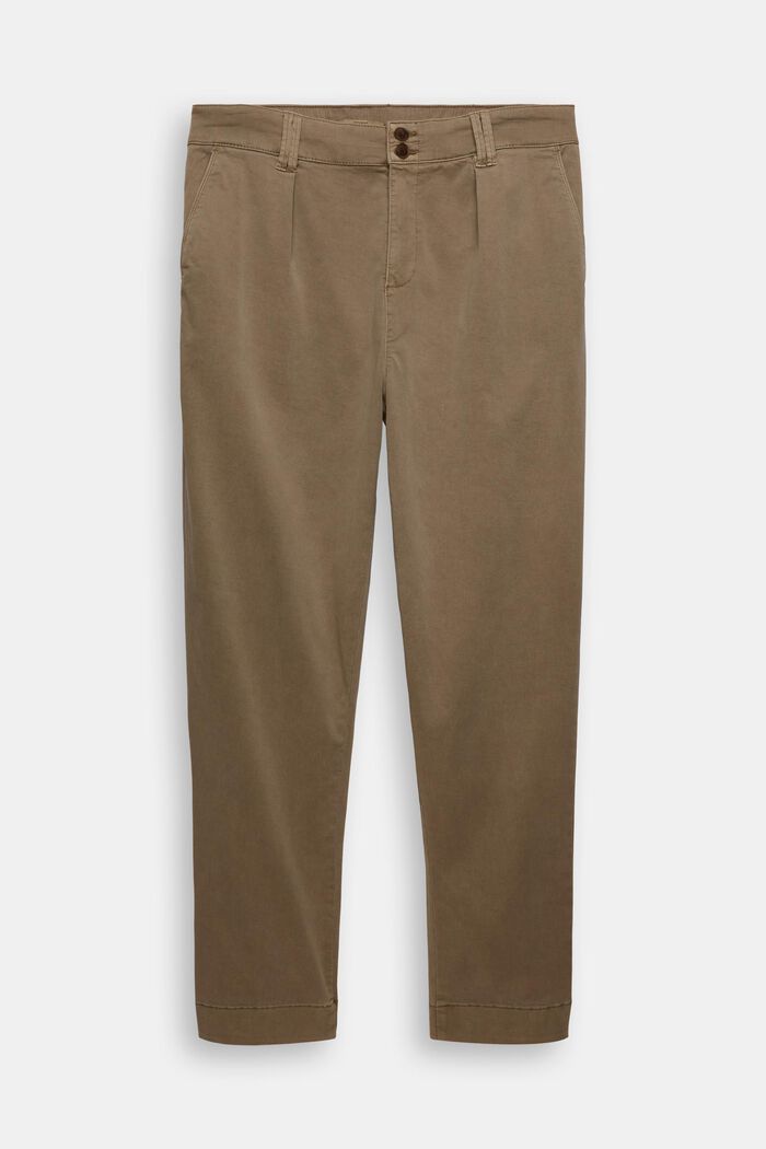 Pantaloni chino CURVY a vita alta, TENCEL™, PALE KHAKI, detail image number 2
