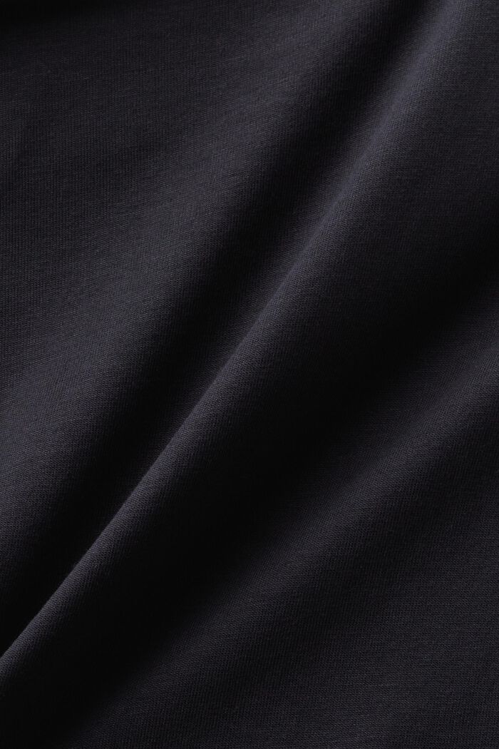 T-shirt in jersey con stampa sul davanti, BLACK, detail image number 5