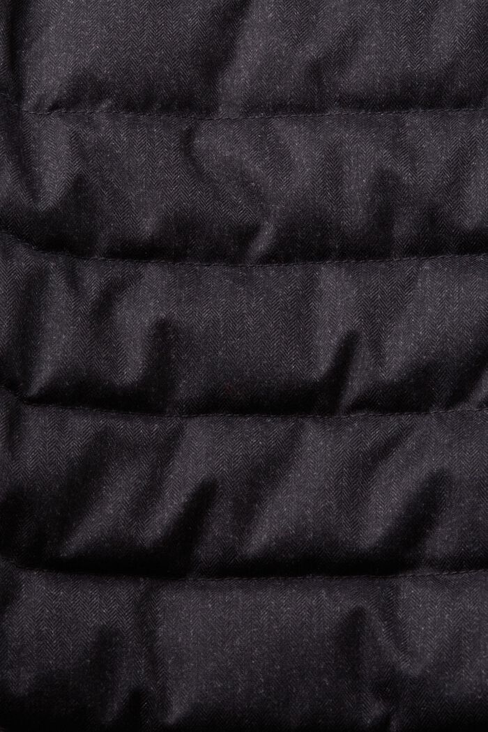Riciclato: giacca in piumino leggero, ANTHRACITE, detail image number 4