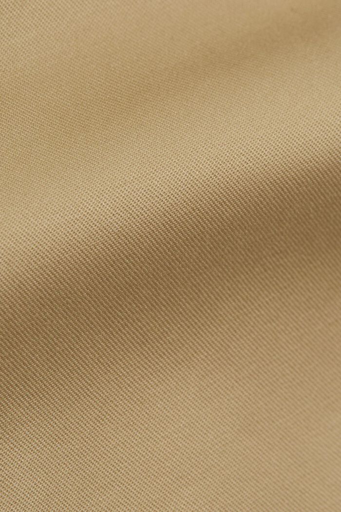 Chino stile business in cotone elasticizzato, SAND, detail image number 4