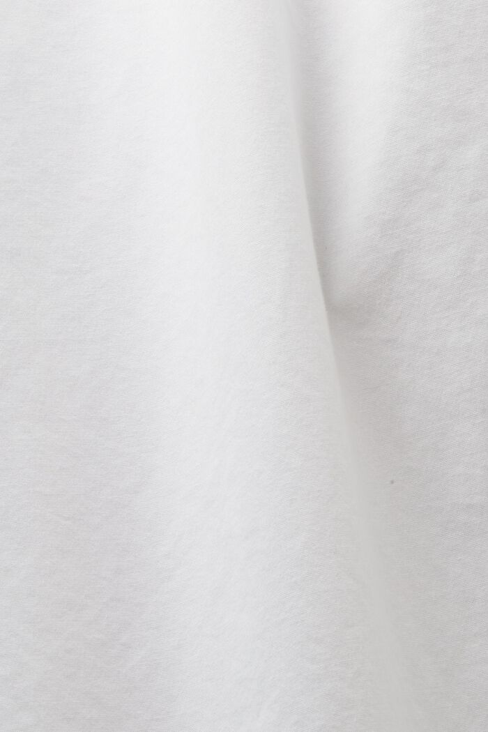 Camicia button-down in popeline, 100% cotone, WHITE, detail image number 7