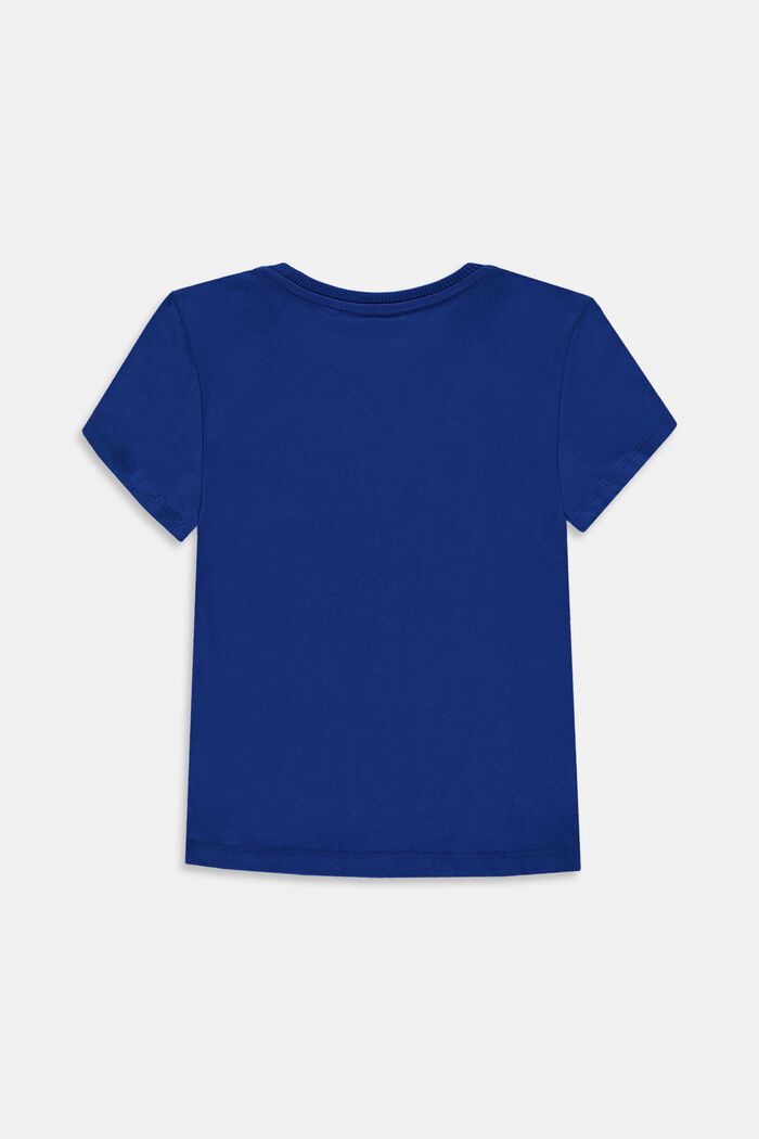 T-shirt con logo in 100% cotone, BRIGHT BLUE, detail image number 1