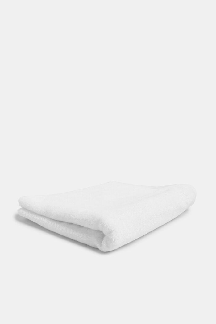 Con TENCEL™: set di asciugamani in spugna, WHITE, detail image number 3