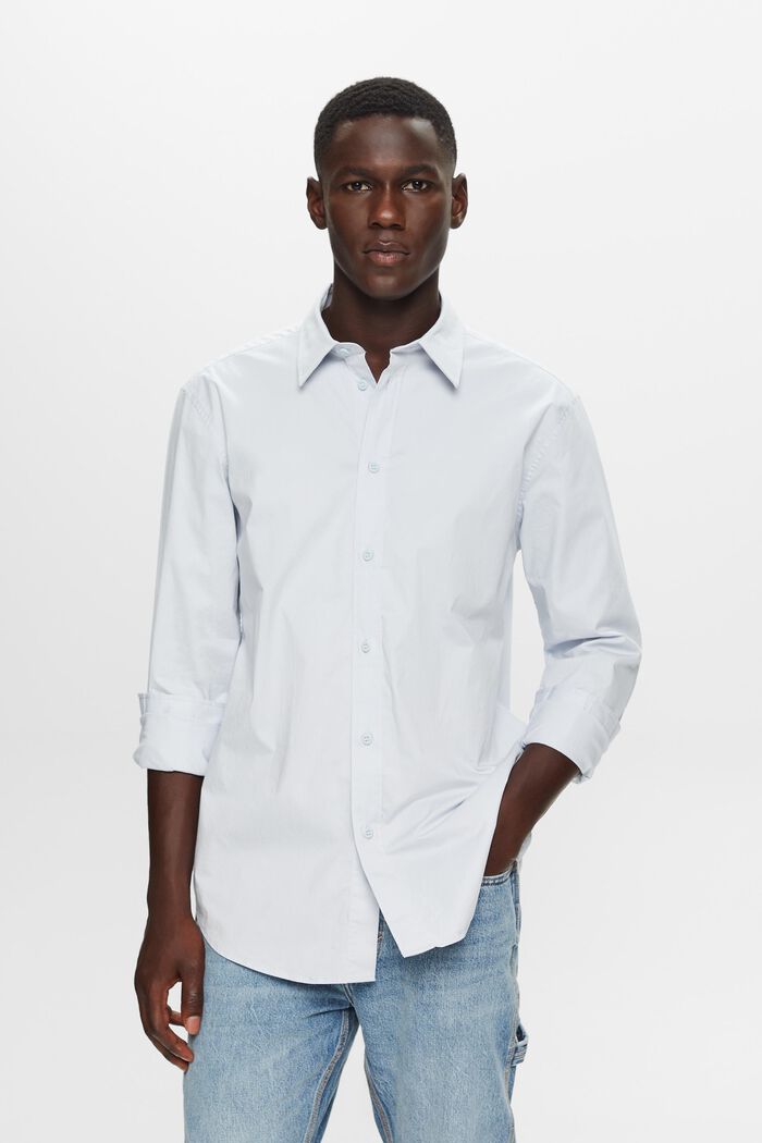 Camicia button-down, LIGHT BLUE, detail image number 1