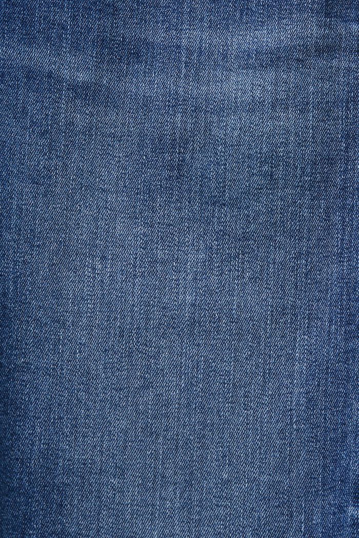 Jeans capri a vita media, BLUE MEDIUM WASHED, detail image number 6