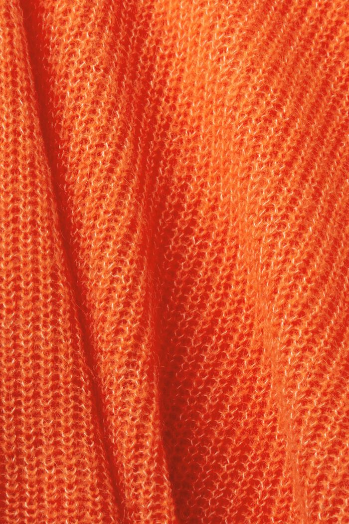 Pullover in misto mohair, ORANGE RED, detail image number 6