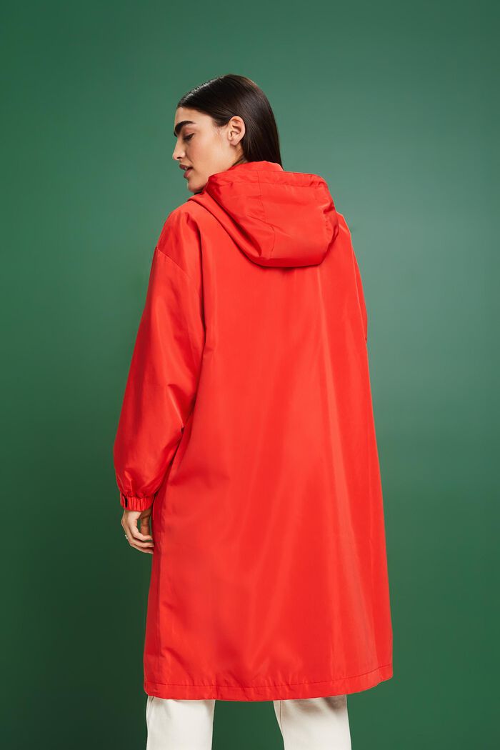 Cappotto con cappuccio rimovibile, RED, detail image number 2