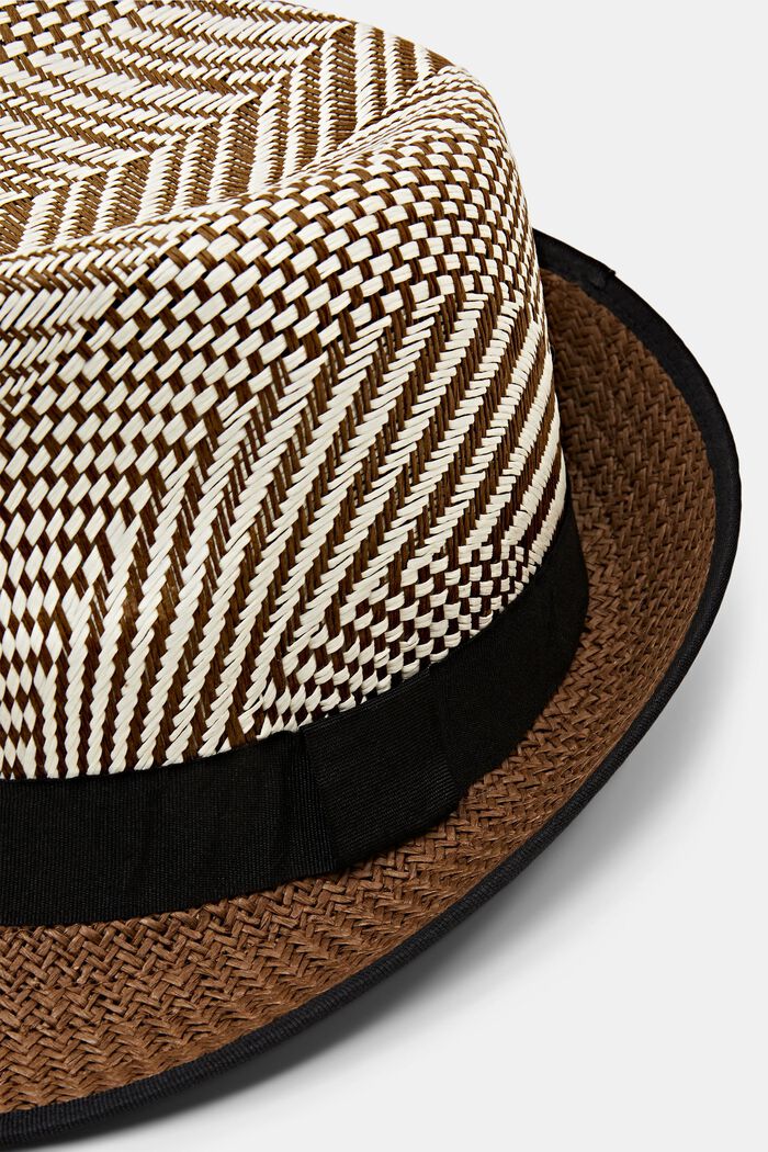 Cappello trilby a fantasia, DARK BROWN, detail image number 1