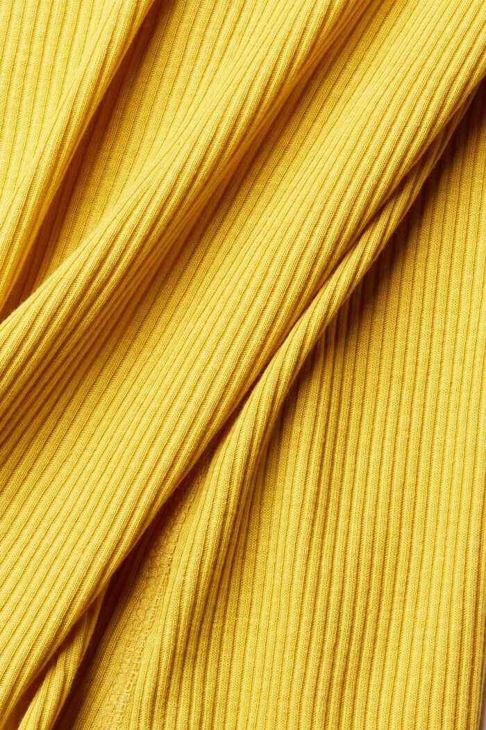 Maglia a maniche lunghe in stile henley, DUSTY YELLOW, detail image number 1