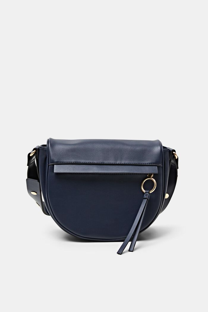 Borsa a tracolla con patta, NAVY, detail image number 0
