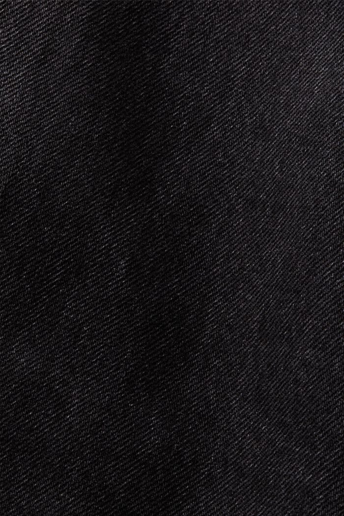 Minigonna in jeans con vita asimmetrica, BLACK MEDIUM WASHED, detail image number 7