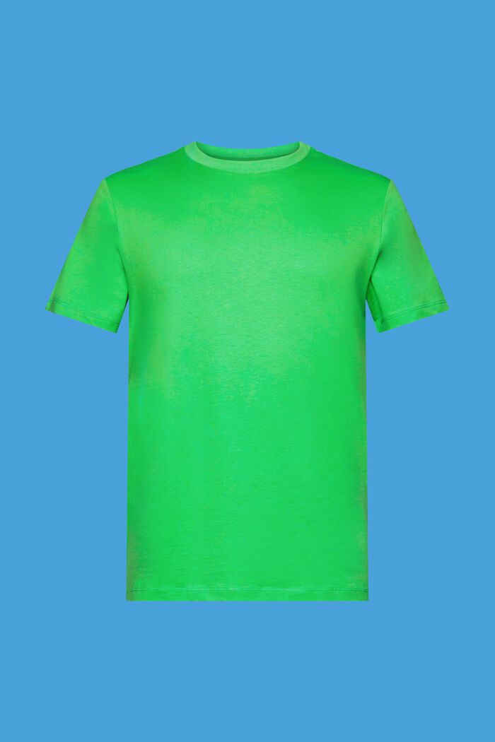 T-shirt girocollo in jersey, GREEN, detail image number 6