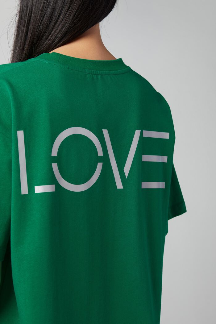 T-shirt unisex con stampa dietro, GREEN, detail image number 4