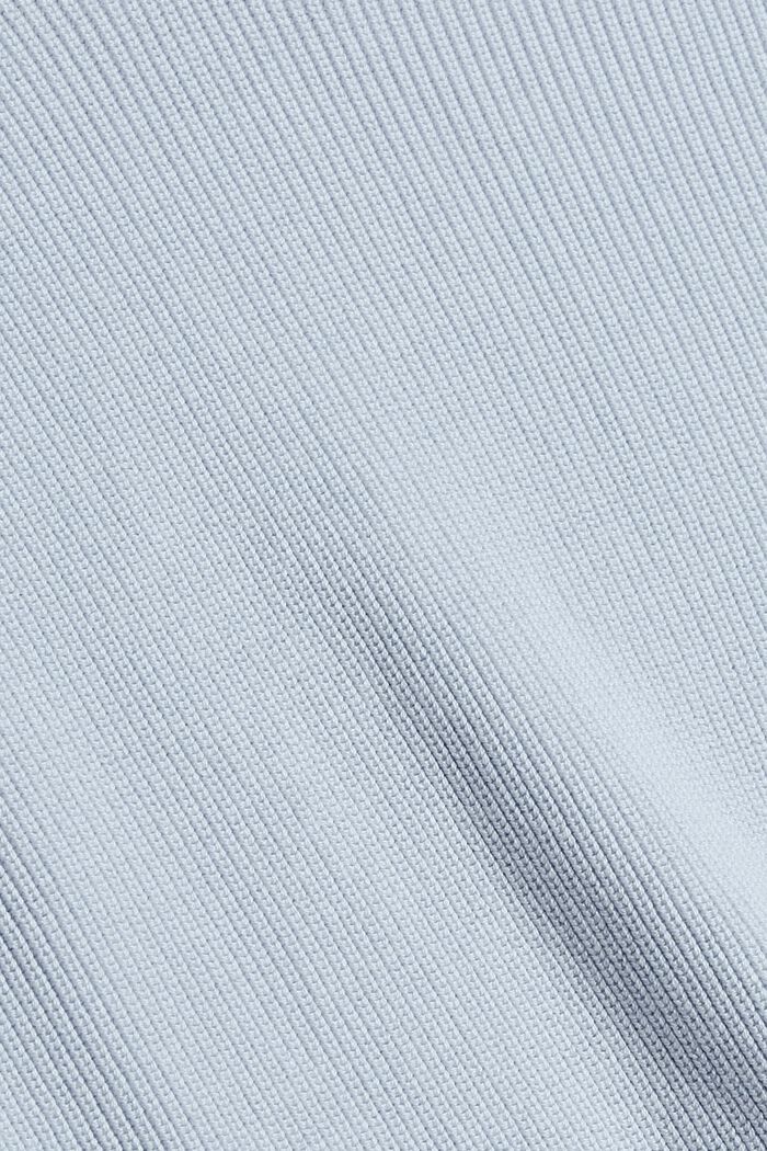 Pullover a maglia, 100% cotone, LIGHT BLUE, detail image number 4
