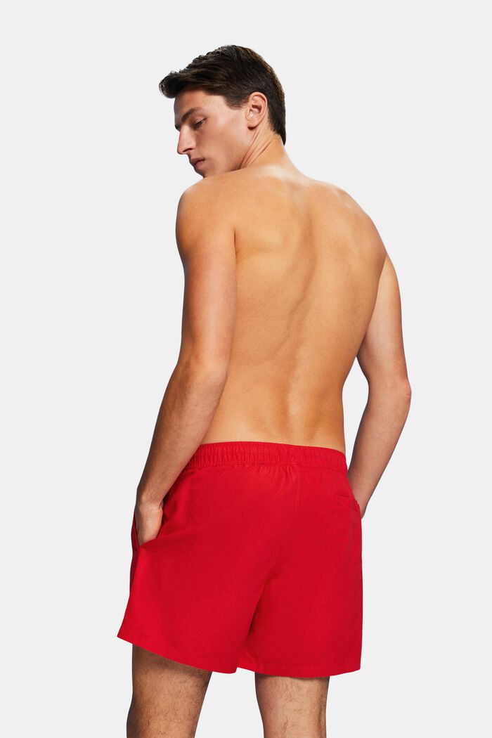 Pantaloni da spiaggia con vita elastica, ORANGE RED, detail image number 3