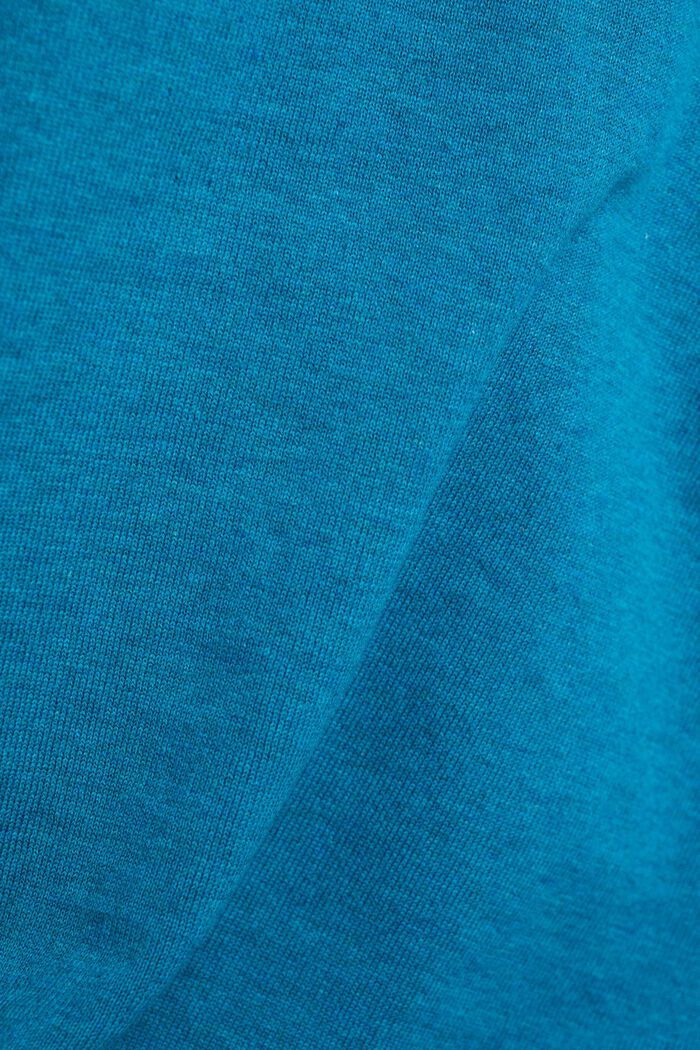 Pullover con tasca sul petto, TEAL BLUE, detail image number 1