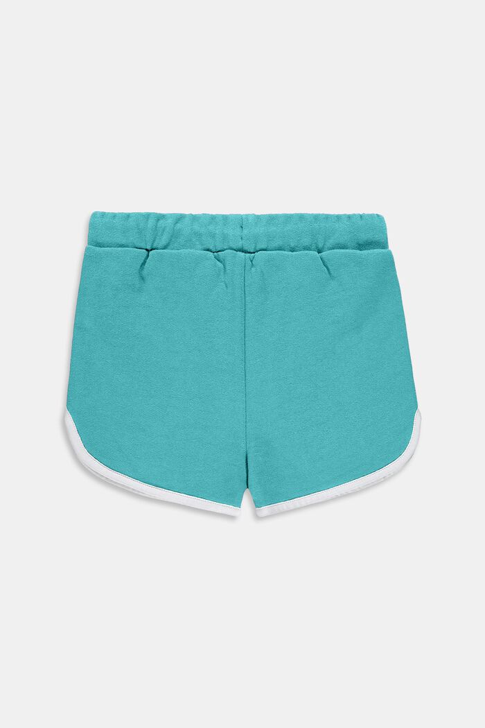 Shorts in felpa di 100% cotone