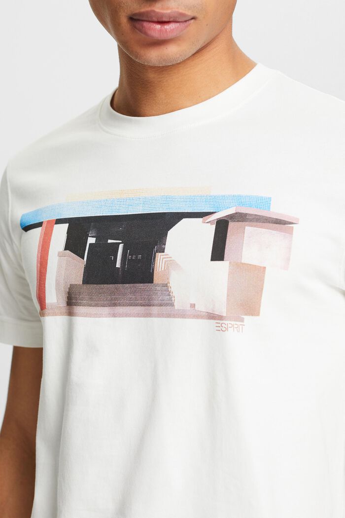 T-shirt con stampa grafica, OFF WHITE, detail image number 3