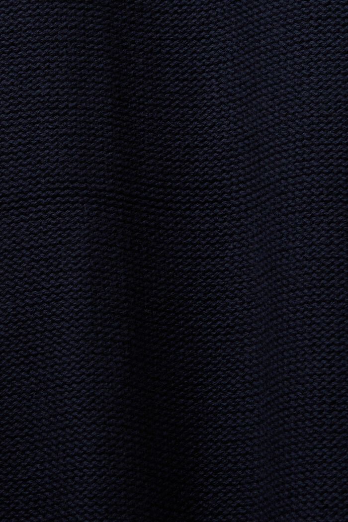 Cardigan lungo aperto, 100% cotone, NAVY, detail image number 5