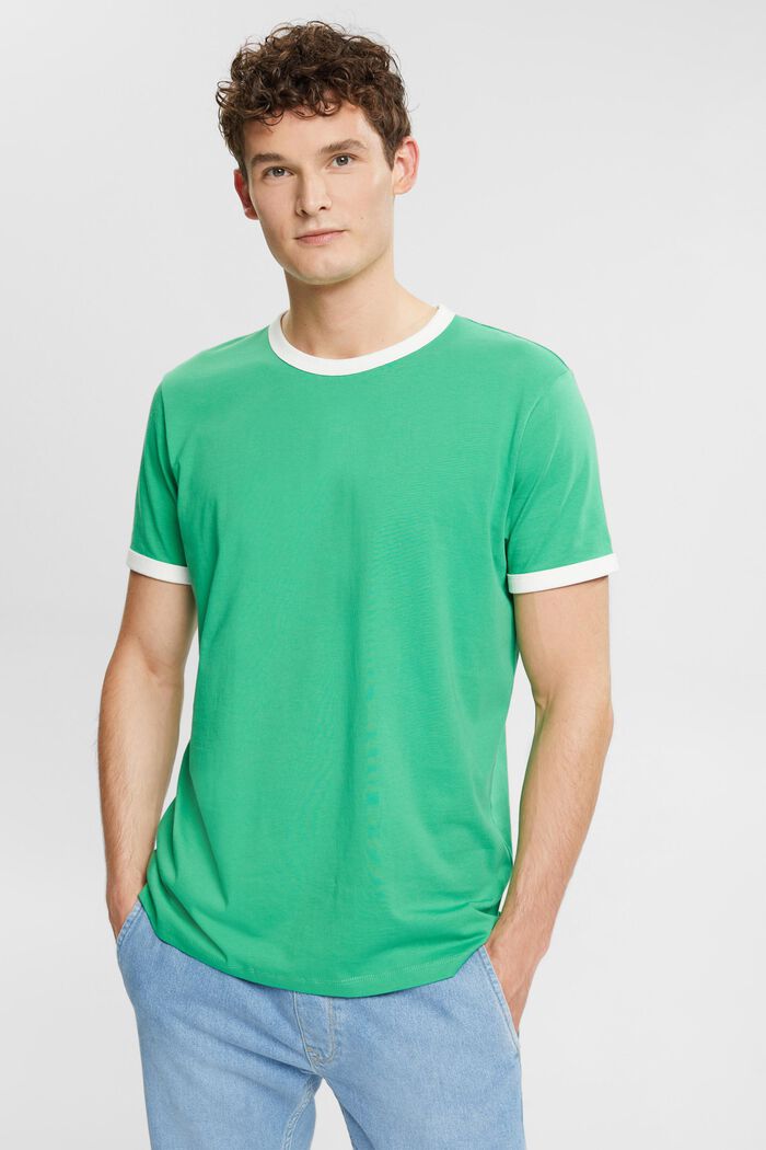 T-shirt in jersey, GREEN, detail image number 0
