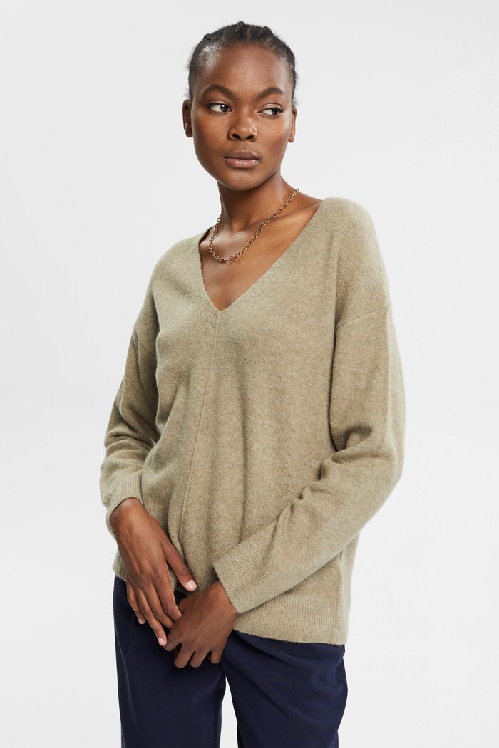 Con lana: pullover soffice