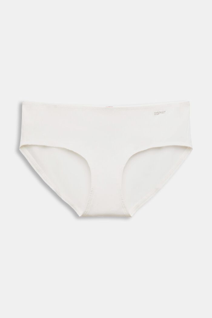 Culotte in microfibra con logo, OFF WHITE, detail image number 4
