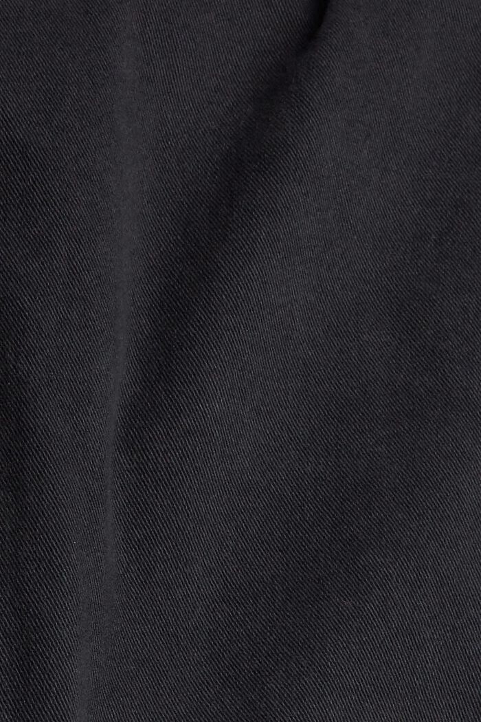 Pantaloni stretch con dettaglio con zip, BLACK, detail image number 1