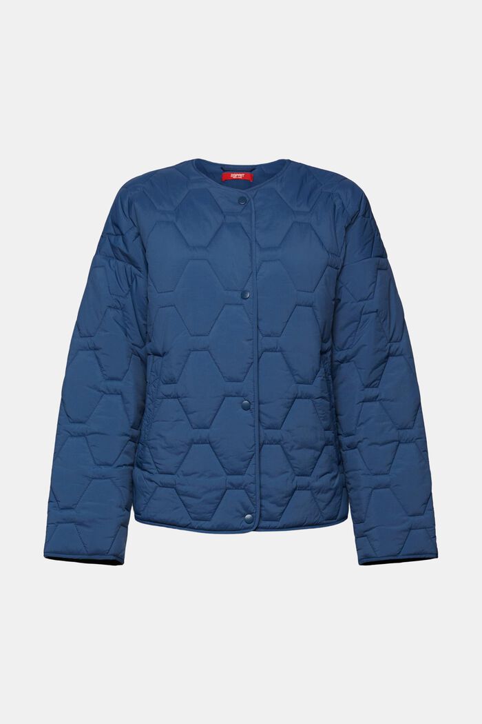 Riciclato: giacca trapuntata leggera, GREY BLUE, detail image number 5