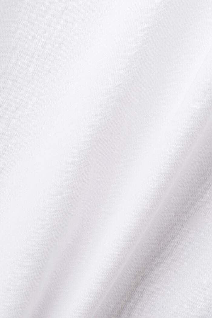 T-shirt con stampa frontale, 100% cotone, WHITE, detail image number 6